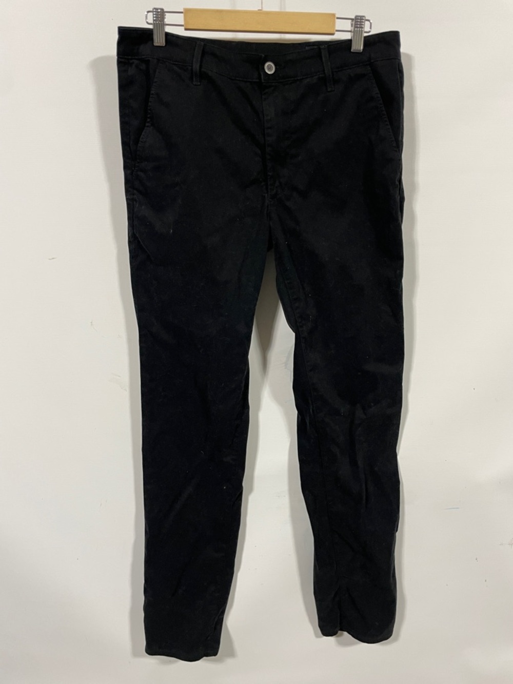 Ag Adriano goldschmied Marshall slim trouser Men's Black Slim Chino Pants